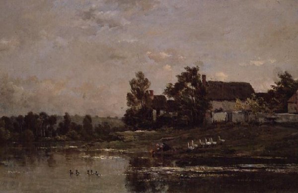 The Banks of the Seine at Portejoie, 1871