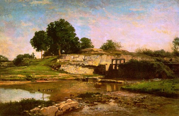 The Flood Gate at Optevoz 1859